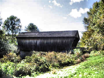Bement Covered Bridge. Photo by Tom Keating, September 21, 2006